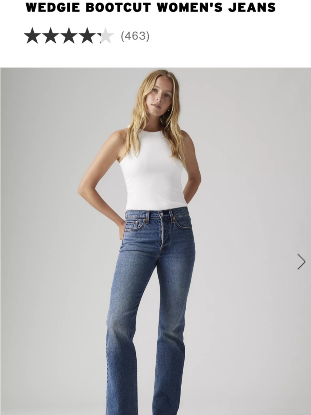 Levi's Women's Bootcut Jeans - Medium Blue Wash